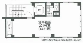 B・ビレッヂⅠビルの基準階図面