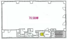 赤坂若林ビルの基準階図面