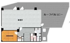 塗装会館ビルの基準階図面