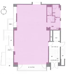 JBTV五番町ビル(№R五番町)の基準階図面