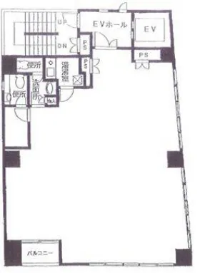 西桜ビルの基準階図面