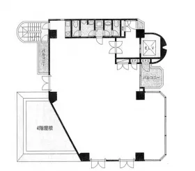山手ビルの基準階図面