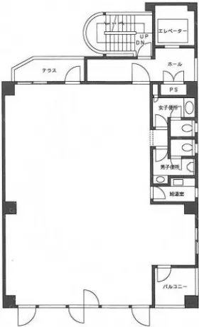 ラシーヌ一番町の基準階図面