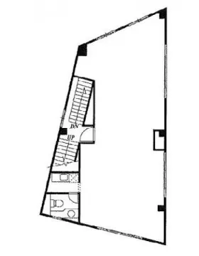 一番町鈴木ビルの基準階図面