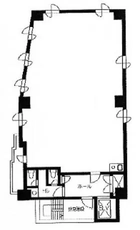一番町MYビルの基準階図面