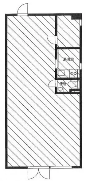 コスモ入谷シティーフォルムの基準階図面