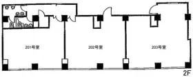 高輪グランドハイツの基準階図面
