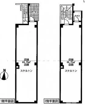 森下4丁目ビルの基準階図面