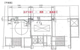銀座アレイビルの基準階図面