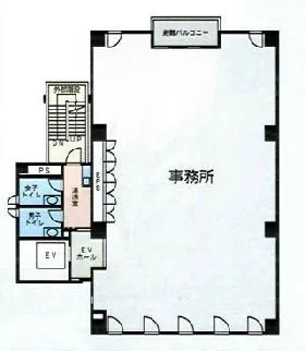 麻布イーストの基準階図面
