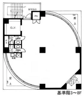 ベリータの基準階図面