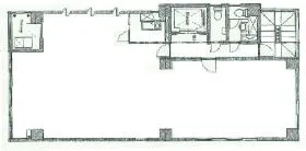 鈴木ビルの基準階図面