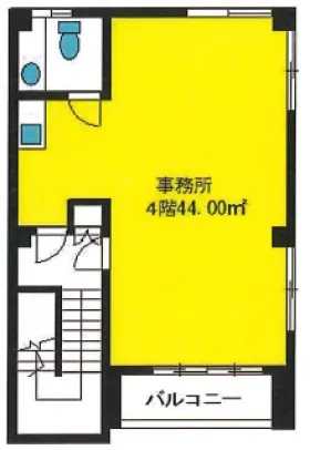 山和ビルの基準階図面