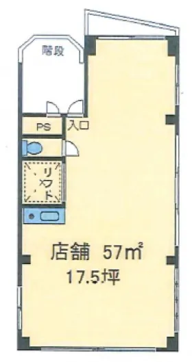 根本ビルの基準階図面