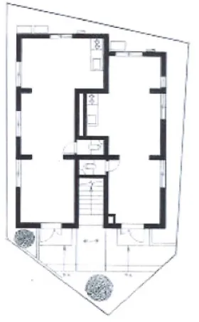 クレイン本町の基準階図面