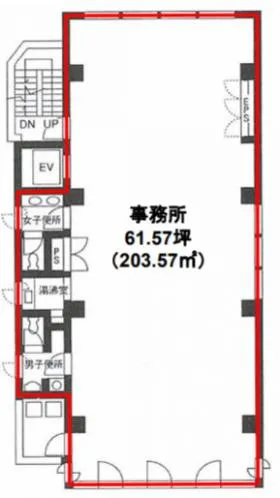 グリュック代官山の基準階図面