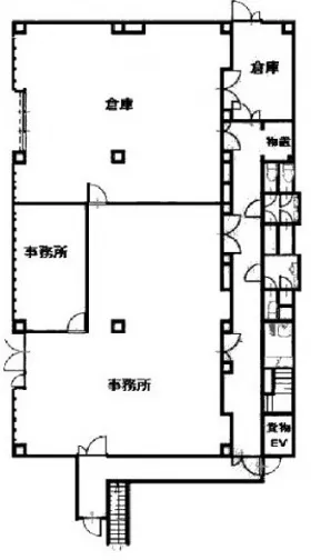 タイセイフラットビルの基準階図面