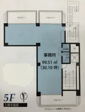 AIビルの基準階図面