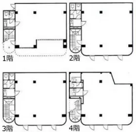 門前仲町北見ビルの基準階図面