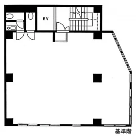 丸山ビルの基準階図面