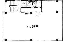東京華僑商工聯合会館の基準階図面
