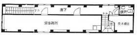 津島ビルの基準階図面