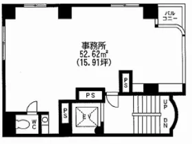つくしビルの基準階図面