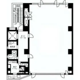 D’sVARIE御徒町(旧:ユニゾ仲御徒町ビル)の基準階図面