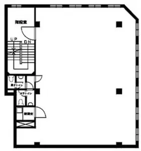 近江屋ビルの基準階図面