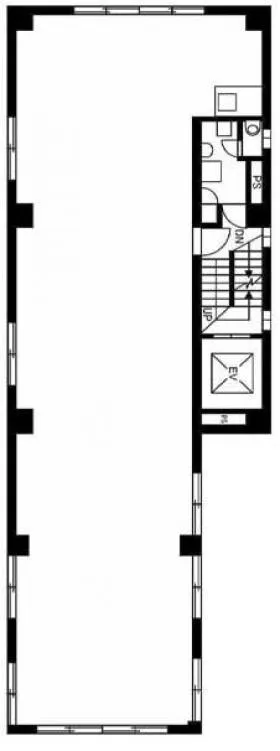 光伸マンションの基準階図面