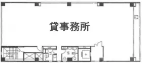 朝日生命北千住ビルの基準階図面