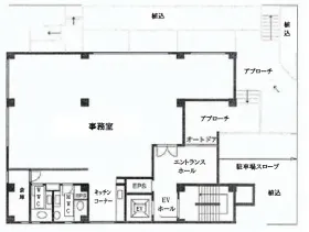 代々木當山ビルの基準階図面