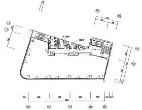 明治安田生命横須賀ビルの基準階図面