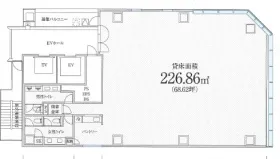 PMO日本橋三越前ビルの基準階図面