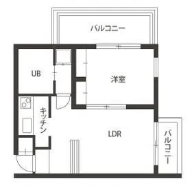 メゾンSAKAEアベニュー三軒茶屋ビルの基準階図面