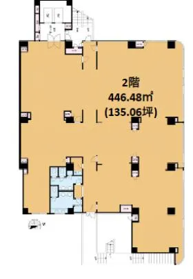 スカイエスタビルの基準階図面