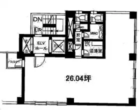 ビューロタカハシの基準階図面