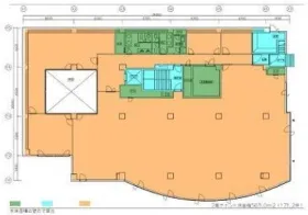 NJS富久町ビルの基準階図面