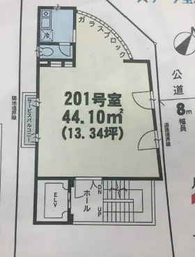 アヴァンセ・アザブビルの基準階図面