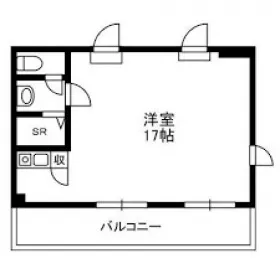 サンバレー赤坂ビルの基準階図面