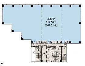 プライム千駄ヶ谷(旧JPR千駄ヶ谷)ビルの基準階図面