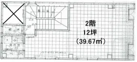 藤野ビルの基準階図面