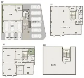 要町ビルの基準階図面