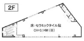 クリスタルスクエア南青山の基準階図面