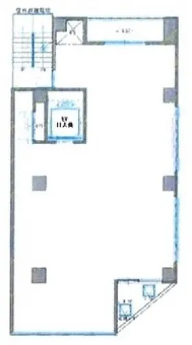 町田ビルの基準階図面