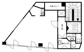 THE GATE ICHIGAYA(旧:新見附)の基準階図面
