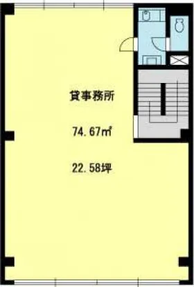 第2浦野ビルの基準階図面
