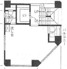 芝柳生ビルの基準階図面