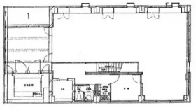 東京ソワール表参道ビルの基準階図面