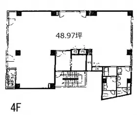 麹町MKビルの基準階図面